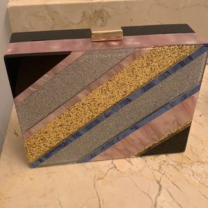 Multi-Color Acrylic Zara Clutch